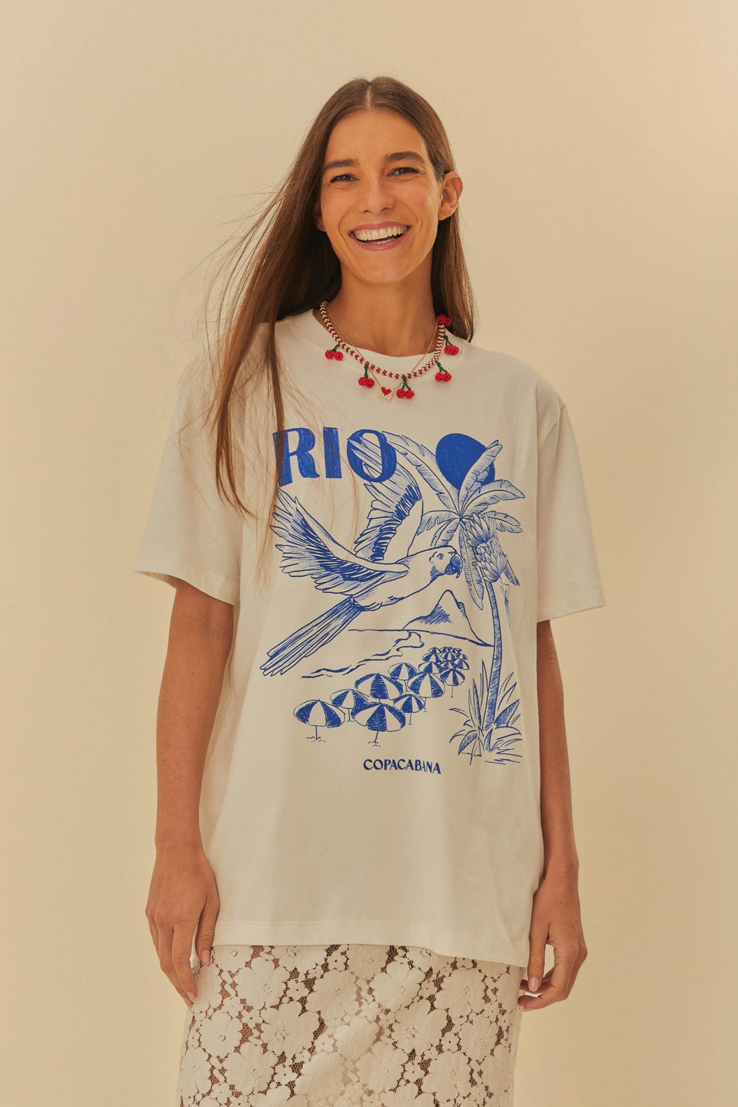 T-SHIRT MEDIA RIO AZUL